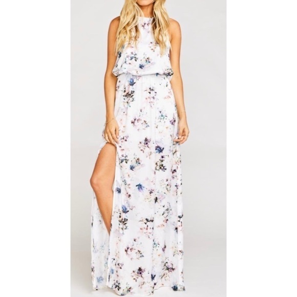 Show Me Your MuMu Dresses & Skirts - NWOT SHOW ME YOUR MUMU Floral Heather Halter Dress